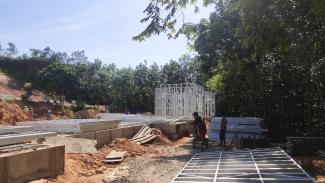 Prefab Towers - Construction Status - Kottayam Vijayapuram 