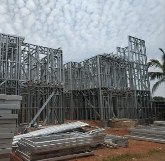Prefab Towers - Construction Status - Kannur Kadampur 